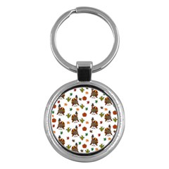 Thanksgiving turkey  Key Chains (Round) 