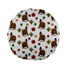 Thanksgiving turkey  Standard 15  Premium Round Cushions