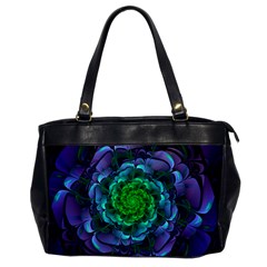 Beautiful Purple & Green Aeonium Arboreum Zwartkop Office Handbags by jayaprime