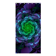 Beautiful Purple & Green Aeonium Arboreum Zwartkop Shower Curtain 36  X 72  (stall)  by jayaprime