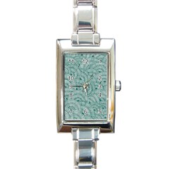 Design Art Wesley Fontes Rectangle Italian Charm Watch