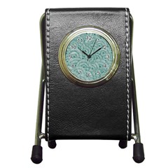 Design Art Wesley Fontes Pen Holder Desk Clocks by wesleystores