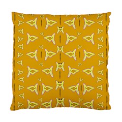 Fishes Talking About Love And   Yellow Stuff Standard Cushion Case (one Side) by pepitasart