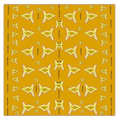 Fishes Talking About Love And   Yellow Stuff Large Satin Scarf (square) by pepitasart