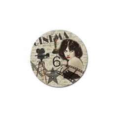 Vintage Cinema Golf Ball Marker (10 Pack) by Valentinaart