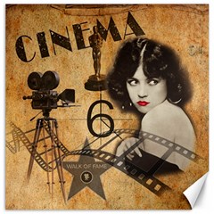 Vintage Cinema Canvas 20  X 20   by Valentinaart