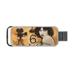 Vintage Cinema Portable Usb Flash (one Side)