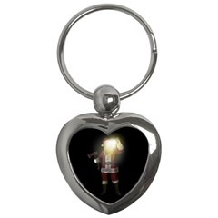 Santa Killer Key Chains (heart)  by Valentinaart