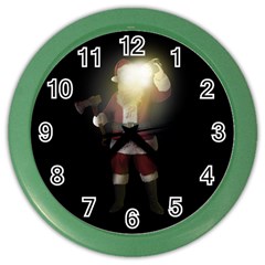 Santa Killer Color Wall Clocks