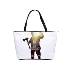 Santa Killer Shoulder Handbags by Valentinaart