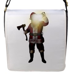 Santa Killer Flap Messenger Bag (s) by Valentinaart