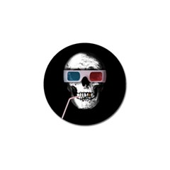 Cinema Skull Golf Ball Marker (4 Pack) by Valentinaart