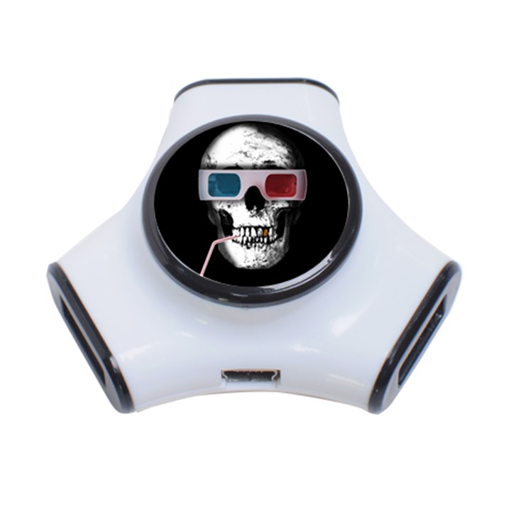 Cinema Skull 3-Port USB Hub