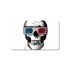 Cinema Skull Magnet (name Card) by Valentinaart