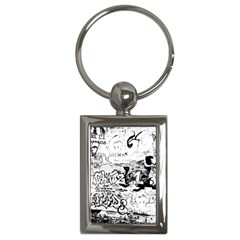 Graffiti Key Chains (rectangle)  by Valentinaart