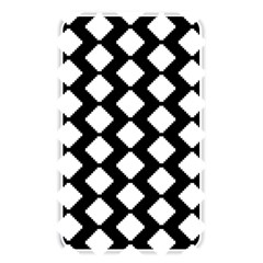 Abstract Tile Pattern Black White Triangle Plaid Memory Card Reader