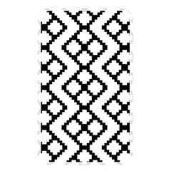 Abstract Tile Pattern Black White Triangle Plaid Chevron Memory Card Reader