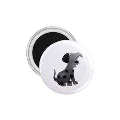 Dalmatian Inspired Silhouette 1.75  Magnets