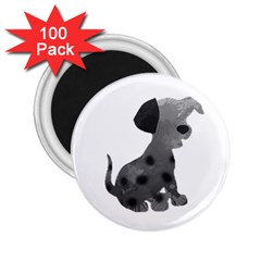 Dalmatian Inspired Silhouette 2.25  Magnets (100 pack) 