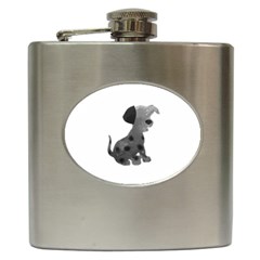 Dalmatian Inspired Silhouette Hip Flask (6 oz)