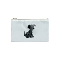 Dalmatian Inspired Silhouette Cosmetic Bag (small)  by InspiredShadows