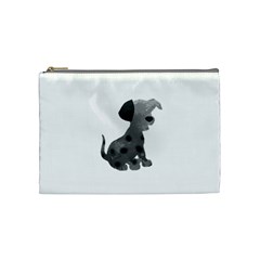 Dalmatian Inspired Silhouette Cosmetic Bag (Medium) 