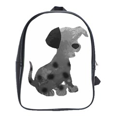 Dalmatian Inspired Silhouette School Bag (XL)