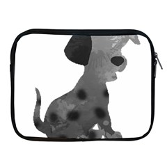 Dalmatian Inspired Silhouette Apple iPad 2/3/4 Zipper Cases