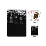 Christmas Angels Star Blue Playing Cards (Mini)  Back