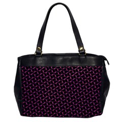 Twisted Mesh Pattern Purple Black Office Handbags