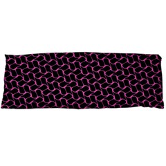 Twisted Mesh Pattern Purple Black Body Pillow Case Dakimakura (two Sides)