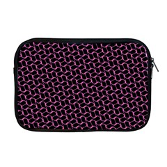 Twisted Mesh Pattern Purple Black Apple Macbook Pro 17  Zipper Case by Alisyart