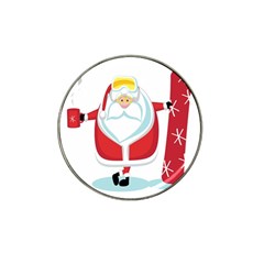 Christmas Santa Claus Hat Clip Ball Marker