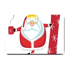 Christmas Santa Claus Small Doormat  by Alisyart