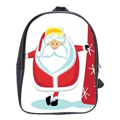 Christmas Santa Claus School Bag (large)
