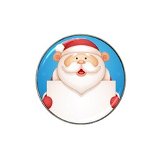 Christmas Santa Claus Letter Hat Clip Ball Marker (10 Pack)