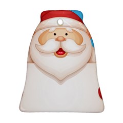 Christmas Santa Claus Letter Bell Ornament (two Sides)