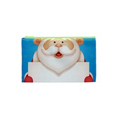 Christmas Santa Claus Letter Cosmetic Bag (xs)