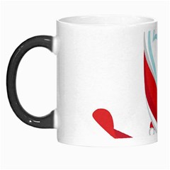 Christmas Santa Claus Playing Sky Snow Morph Mugs