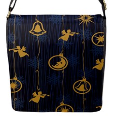 Christmas Angelsstar Yellow Blue Cool Flap Messenger Bag (s)