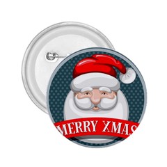 Christmas Santa Claus Xmas 2 25  Buttons