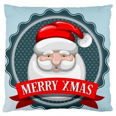 Christmas Santa Claus Xmas Standard Flano Cushion Case (two Sides) by Alisyart