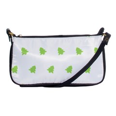 Christmas Tree Green Shoulder Clutch Bags by Alisyart