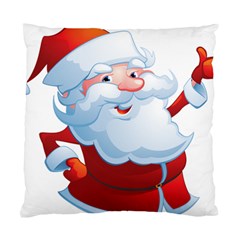 Christmas Santa Claus Snow Red White Standard Cushion Case (one Side)