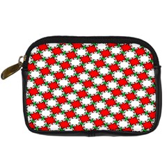 Christmas Star Red Green Digital Camera Cases