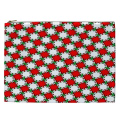 Christmas Star Red Green Cosmetic Bag (xxl) 