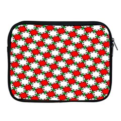 Christmas Star Red Green Apple Ipad 2/3/4 Zipper Cases by Alisyart