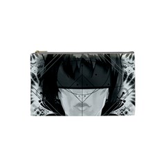 Beautiful Bnw Fractal Feathers For Major Motoko Cosmetic Bag (small)  by jayaprime