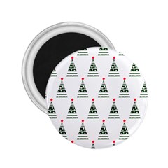 Christmas Tree Green Star Red 2 25  Magnets