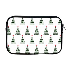 Christmas Tree Green Star Red Apple Macbook Pro 17  Zipper Case by Alisyart